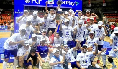 Independiente Barranquilla, campeón de la Liga Futsal 2023. 