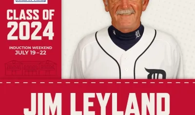 Jim Leyland, exmánager de Grandes Ligas. 