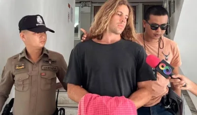 Daniel Sancho detenido en Tailandia. 
