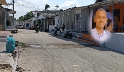 Joinner Luis Montero Guerrero fue asesinado en este sector del barrio San Roque. 