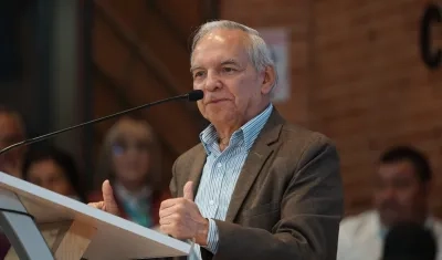 El Ministro de Hacienda, Ricardo Bonilla.