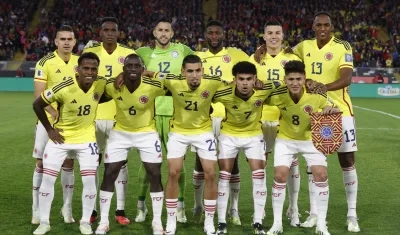 La Selección Colombia, tercera en la Eliminatoria Sudamericana.  