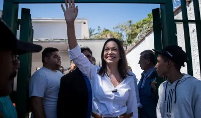 La líder opositora venezolana María Corina Machado 