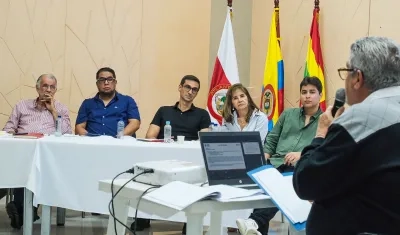 Eduardo Verano, Plino Cedeño, José Luque y los diputados Lourdes López y Camilo Torres
