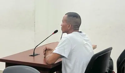 Raúl Alberto Malambo Hernández, alias ‘Raulito’, en una de las audiencias por doble homicidio