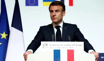  Emmanuel Macron, Presidente de Francia. 