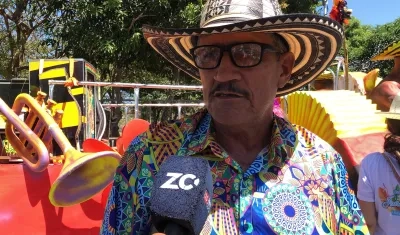 Édgar Blanco, director del Carnaval de la 44