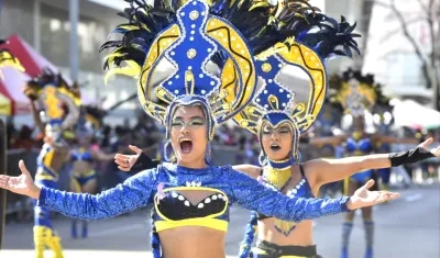 Afrobantú en el Carnaval de la 44.