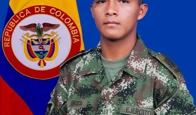 El soldado Alexander Orozco.