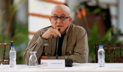 El jefe máximo del ELN, alias 'Antonio García'.