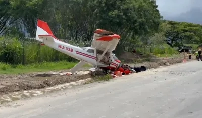 Atropellado por avioneta