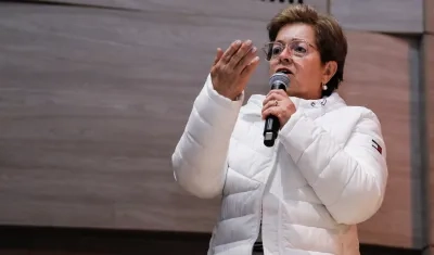 La Ministra de Trabajo, Gloria Inés Ramírez.