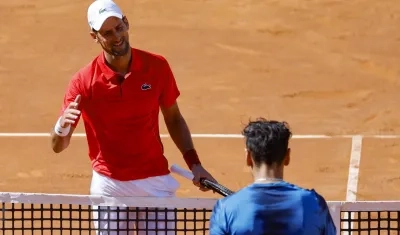 El serbio Novak Djokovic en Roma.