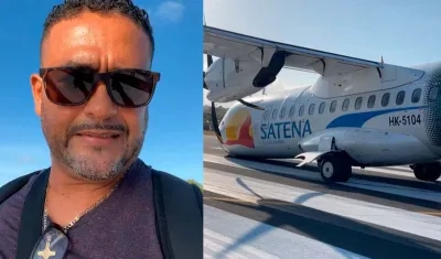El músico y catedrático Johan Peñaloza iba en el avión de Satena que quedó en la pista de San Andrés