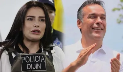 Aida Merlano Rebolledo y Mauricio Salazar, actual alcalde de Pereira