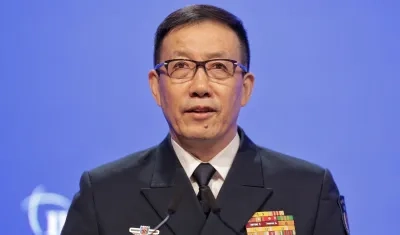 El Ministro de Defensa Nacional de China, el Almirante Dong Jun.