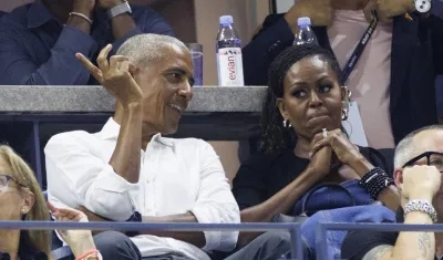 Barack Obama y Michelle Obama.