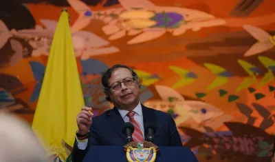 El Presidente Gustavo Petro.