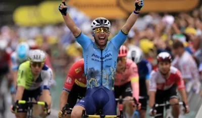 Mark Cavendish se convirtió en el ciclista más ganador de etapas en el Tour de Francia.