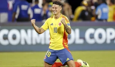 James Rodríguez tras el paso de Colombia a la final de la Copa América.