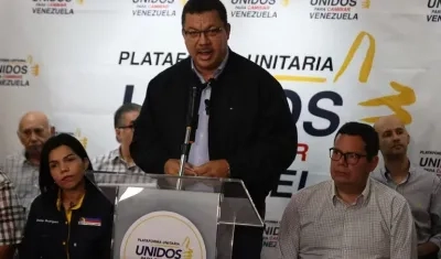 Simón Calzadilla, candidato presidencial de Venezuela. 