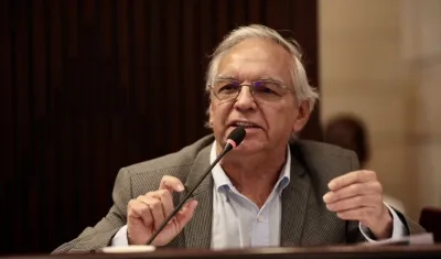 Ricardo Bonilla, ministro de Hacienda. 