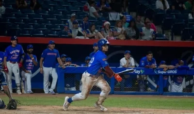 Carlos Arroyo, pelotero de la Selección Colombia de béisbol sub-23.