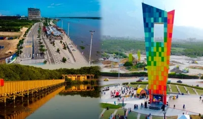 El Malecón del Río, el Ecoparque Ciénaga de Mallorquín y la Ventana al mundo, destinos turísticos en Barranquilla.