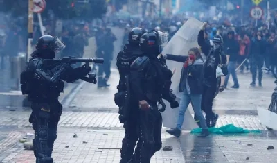 Protesta social en Colombia. 