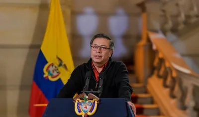 El Presidente Gustavo Petro.