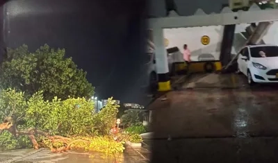 Emergencia en Barranquilla por la tormenta. 