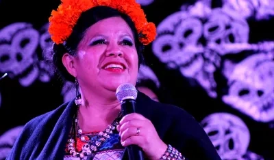 Alma Rosa Rivera, narradora oral y fundadora de la compañía Itacate de Cuentos de México.