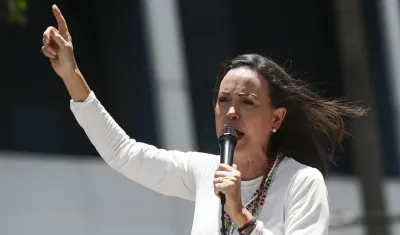 La líder opositora de Venezuela, María Corina Machado.