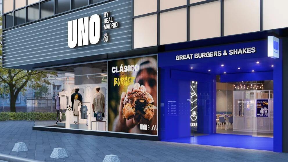 Restaurante 'UNO by Real Madrid' en México.
