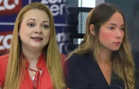 Diputadas Alejandra Moreno e Isabella Pulgar.